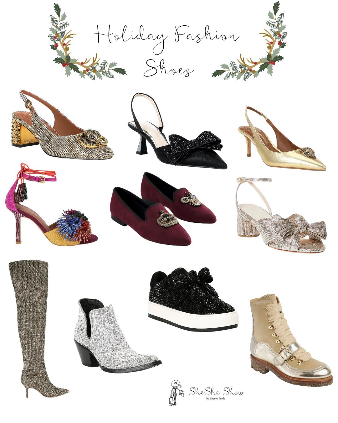  Festive shoes , sneaker and heels for your holiday looks. 
 

#LTKHoliday #LTKSeasonal #LTKOver40