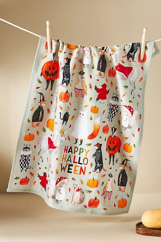 Tricks and Treats Dish Towel | Anthropologie (US)