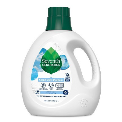 Seventh Generation Liquid Laundry Detergent - Free & Clear - 135 fl oz | Target