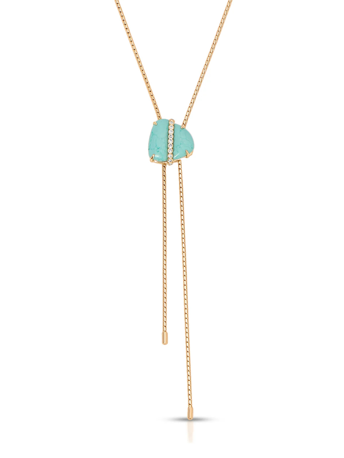 Turquoise Solstice Bolo Necklace | Ettika
