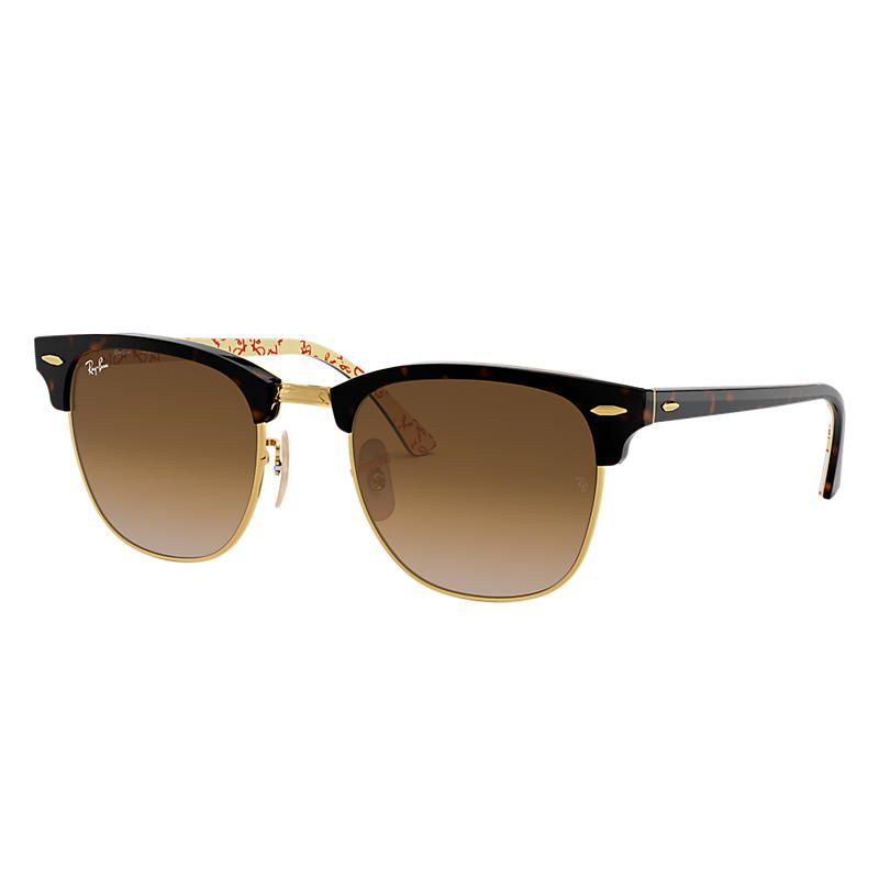 Ray-Ban Clubmaster @Collection Tortoise Sunglasses, Brown Lenses - Rb3016 | Ray-Ban (US)