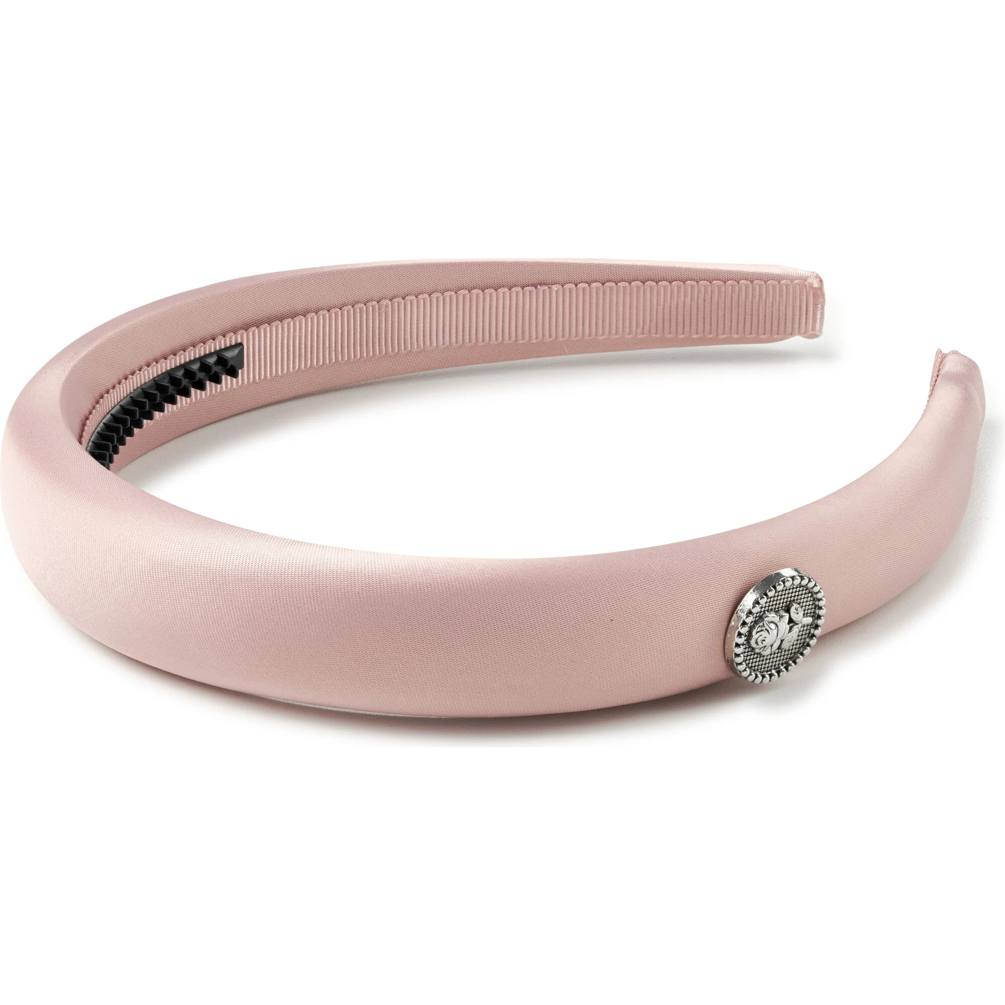 Rosa Vintage Satin Headband, Mauve | Maisonette