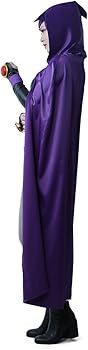 miccostumes Women's Rachel Purple Cloak Black Jumpsuit Cosplay Costume | Amazon (US)