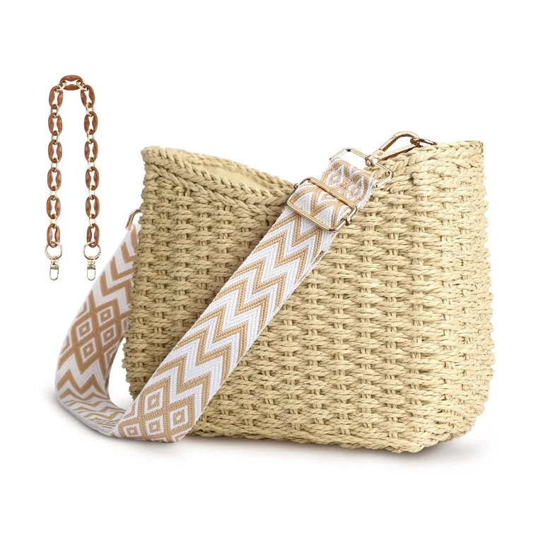 Gocvo Beach Straw Handbags for Women, Straw Purses and Handbags for Women Classic Summer  Purses ... | Walmart (US)