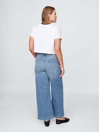 High Stride Wide-Leg Ankle Jeans | Gap (US)