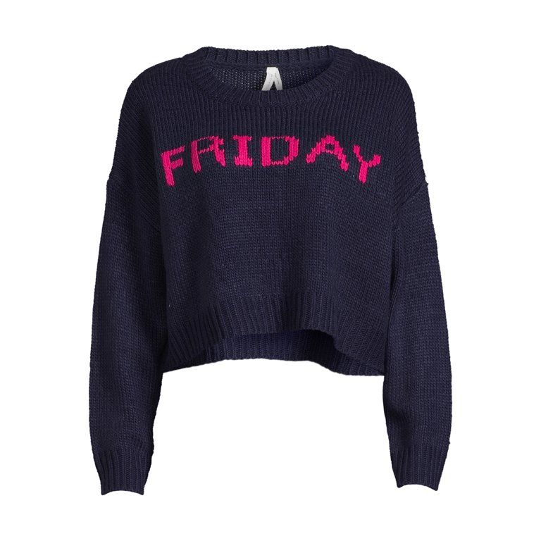 Dreamers By Debut Women's Friday Knit Sweater, Midweight | Walmart (US)