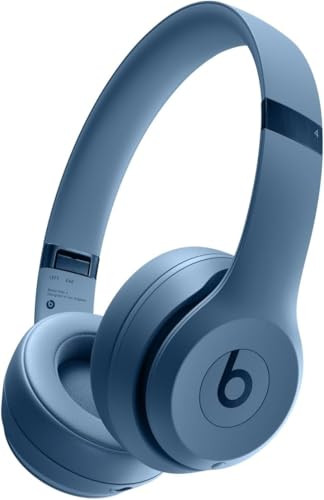 Beats Solo 4 - Wireless Bluetooth On-Ear Headphones, Slate Blue (Renewed Premium) | Amazon (US)