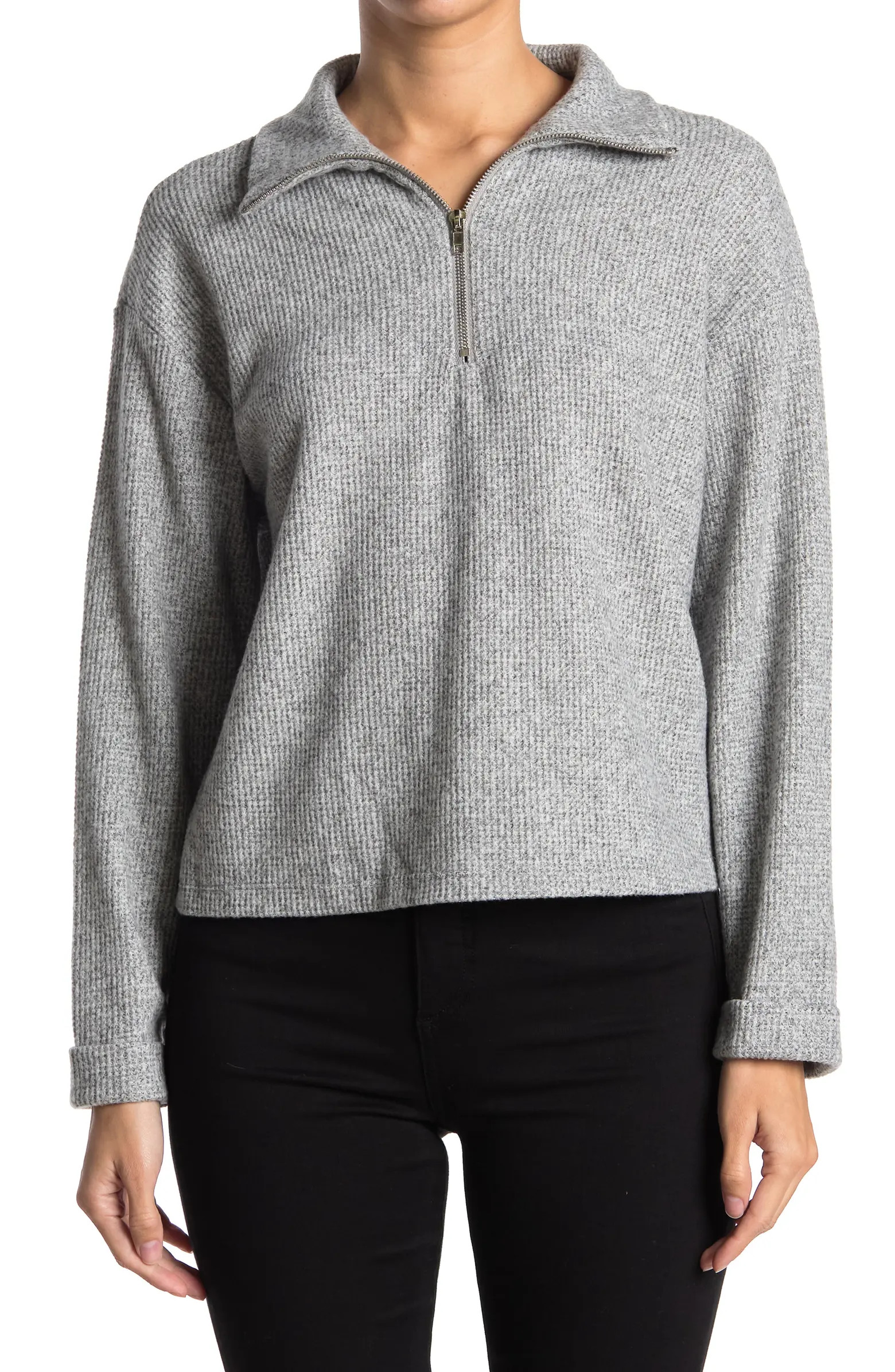 Mock Neck Half Zip Pullover | Nordstrom Rack