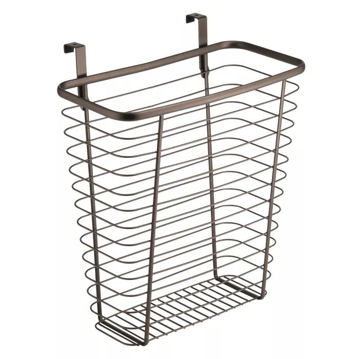 InterDesign Axis Over-the-Cabinet Steel Wastebasket | Target