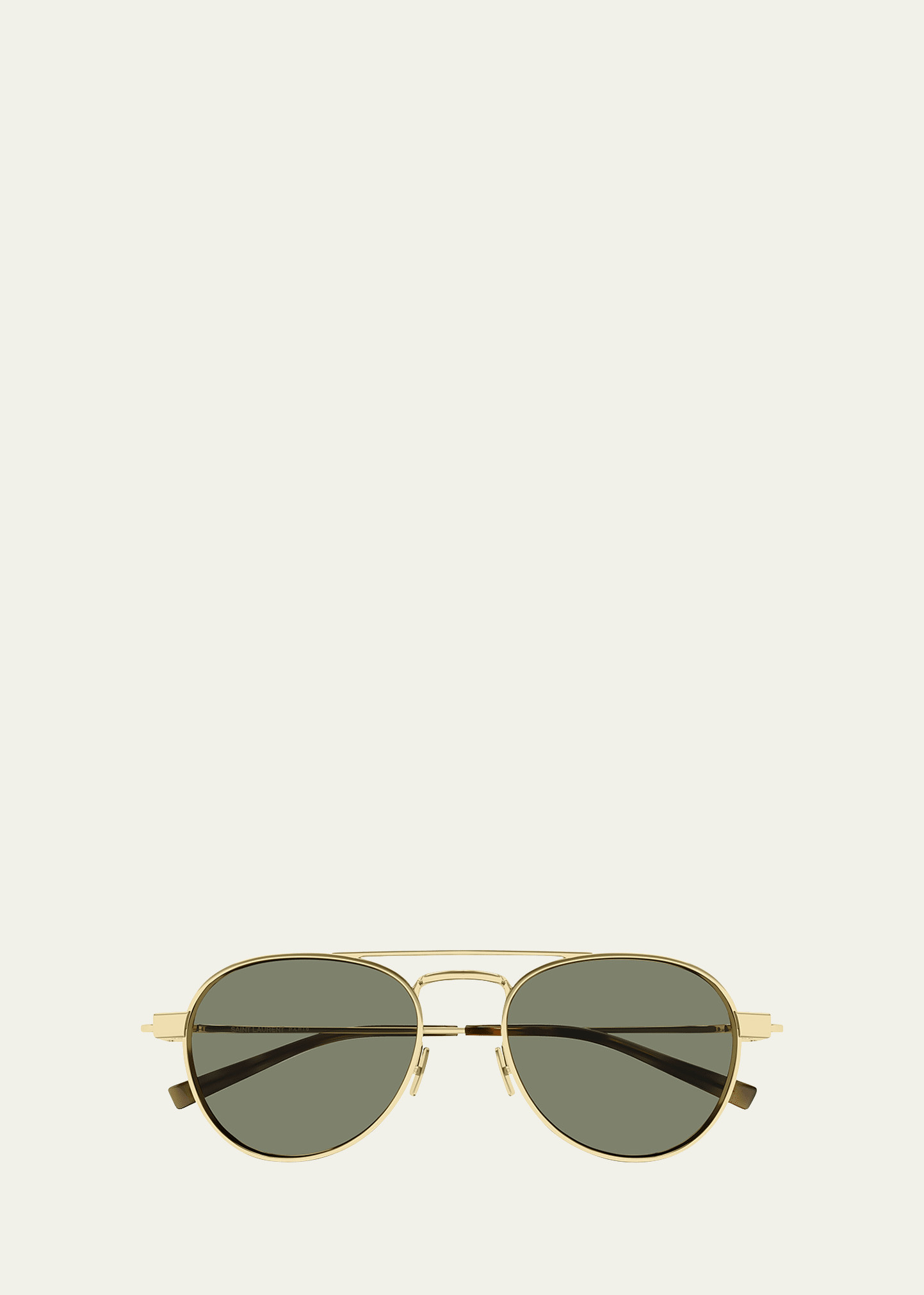 Saint Laurent Men's SL 708M Metal Round Sunglasses | Bergdorf Goodman