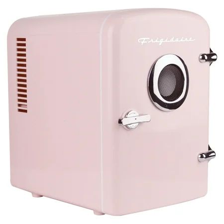 Frigidaire EFMIS151 Portable Retro 6-Can Mini Refrigerator Bluetooth Speaker Pink | Walmart (US)