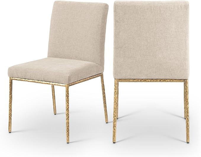 Meridian Furniture 11002Beige-SC Reeves Collection Modern | Contemporary Dining Side Chair with S... | Amazon (US)