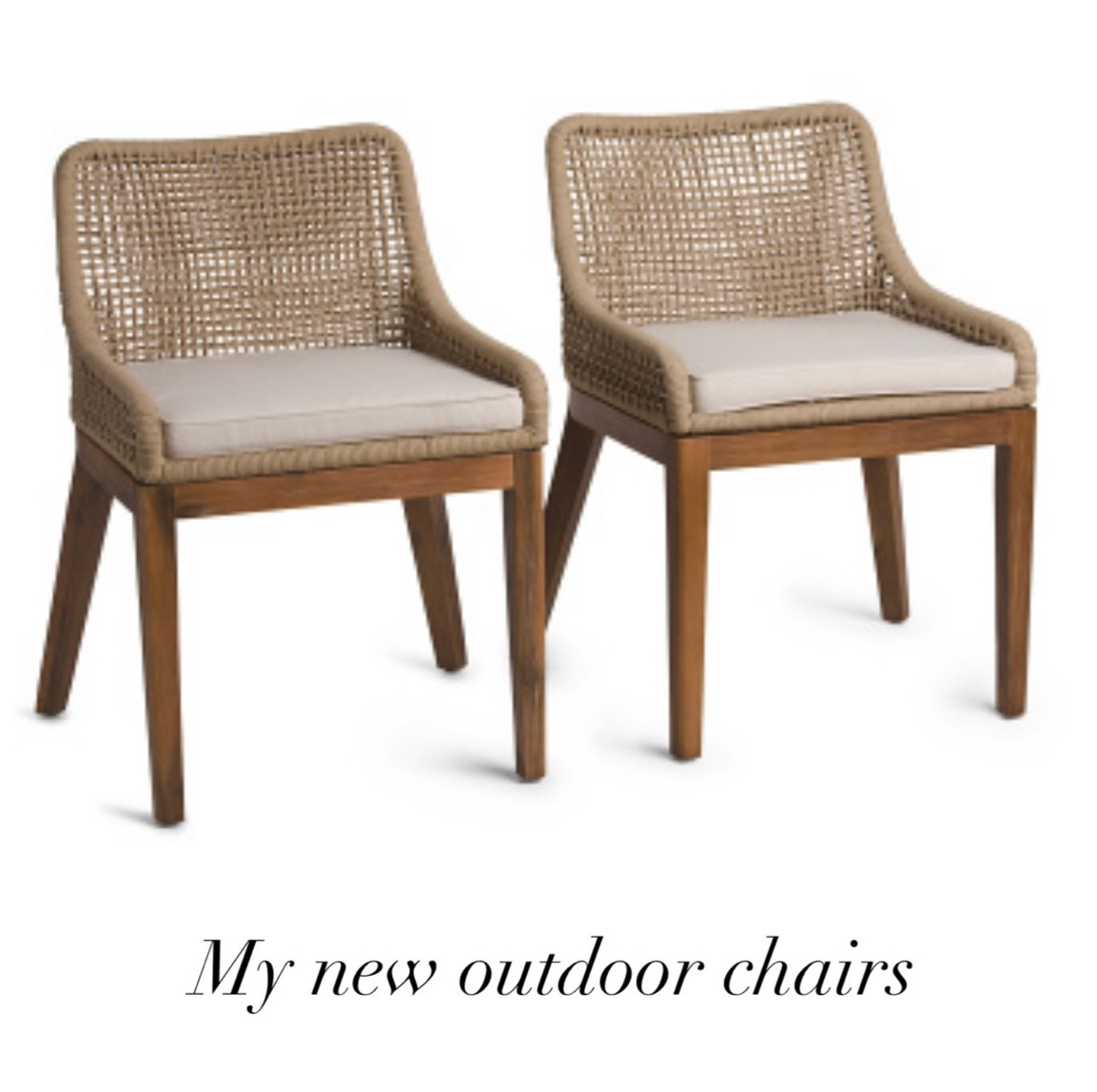 Shop my on sale rattan rope outdoor chairs 

#LTKstyletip #LTKFind #LTKhome