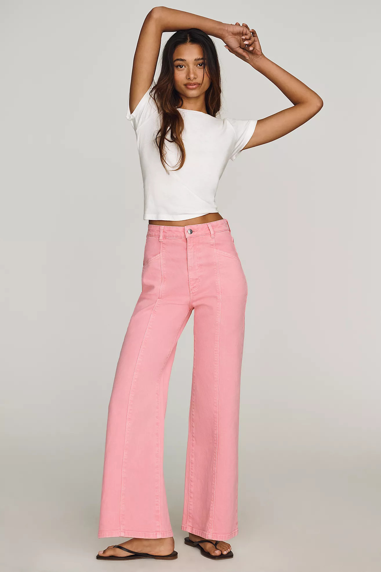 AGOLDE Adine Crop Tee | Anthropologie (US)