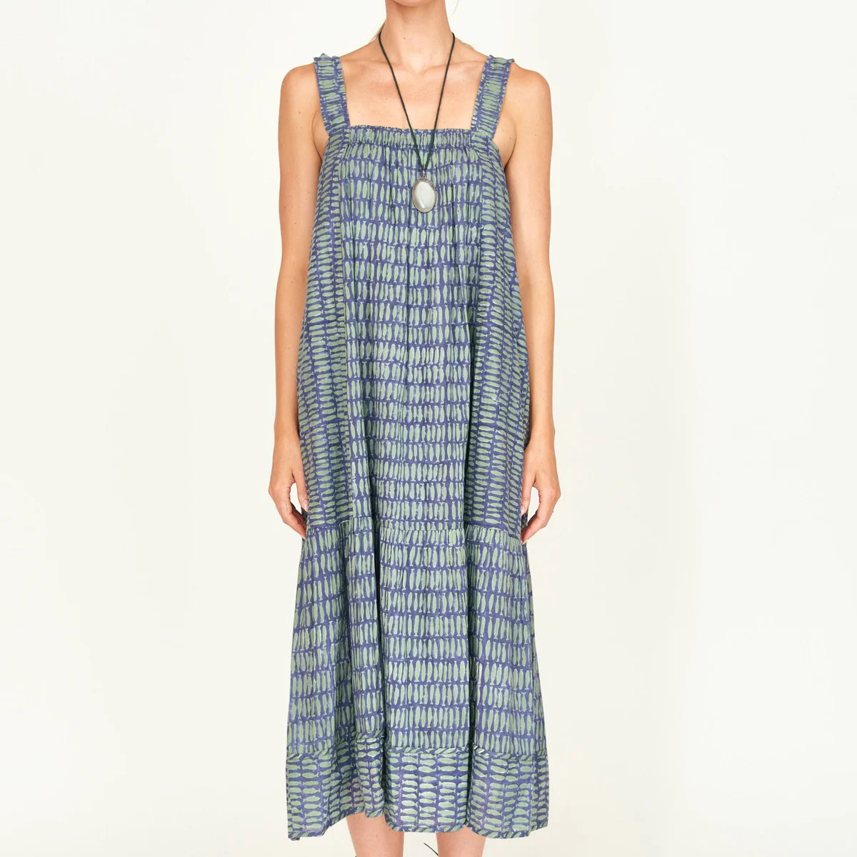 Monaco Dress in Lagoon Minnow | MIRTH