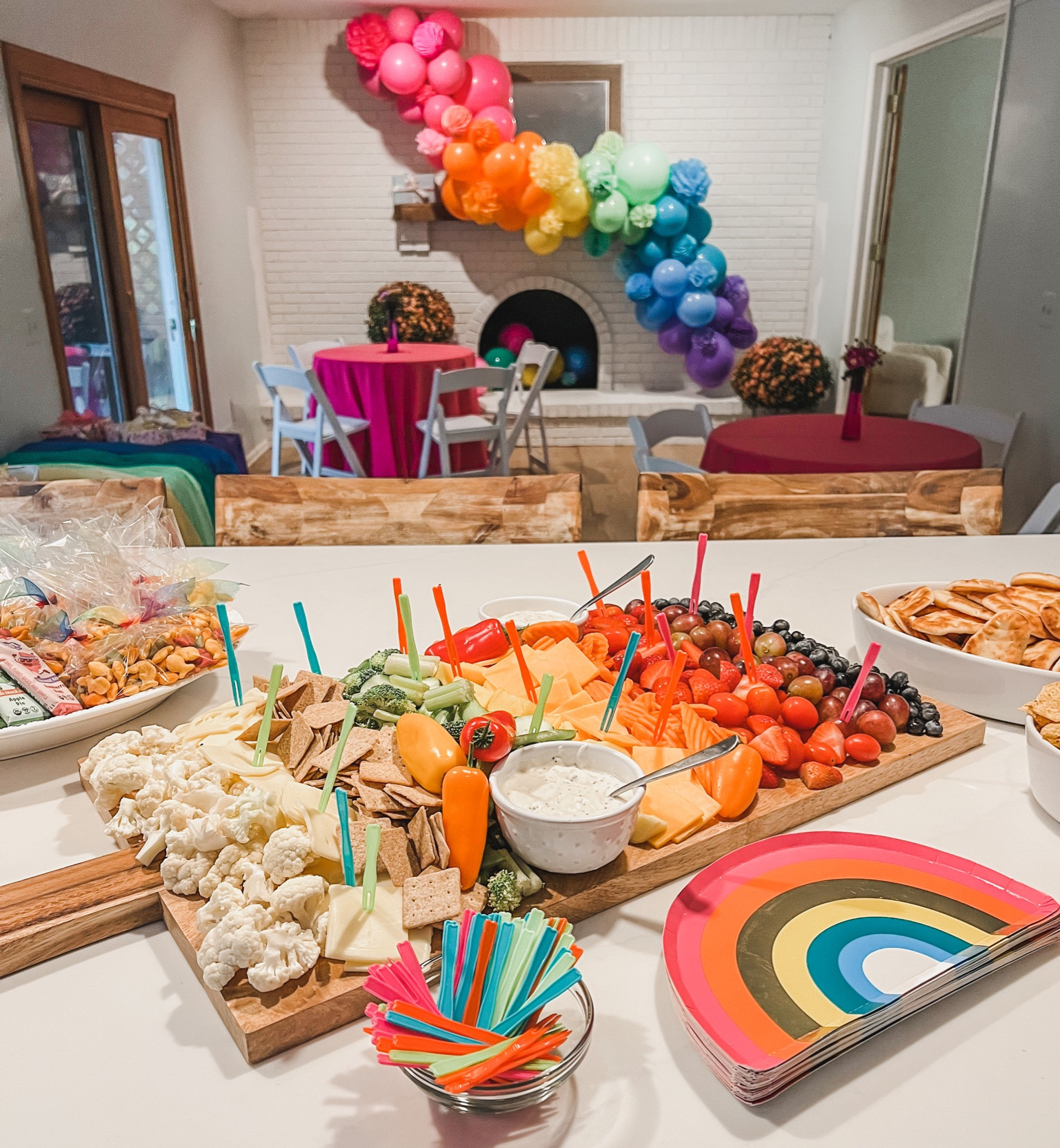 Rainbow birthday party. Rainbow decorations. Toddler party. 

#LTKkids #LTKparties #LTKxPrime