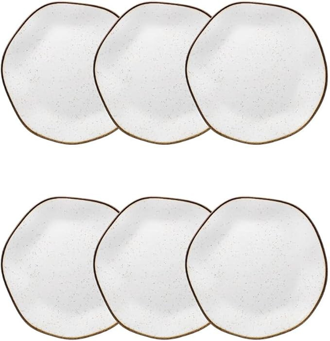 Oxford Conjunto com 6 Pratos de Sobremesa 21,5cm Ryo Maresia | Amazon (BR)