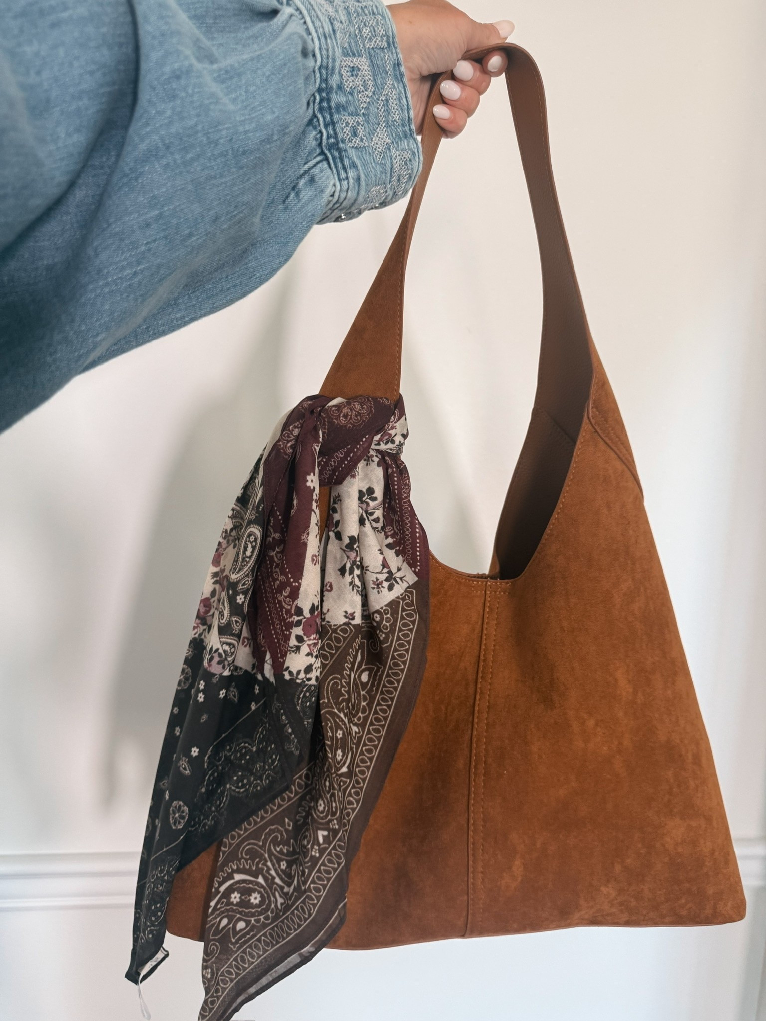 This beautiful bag from Target is now available in multiple colorways.! I added this scarf for a fun touch of color and texture!

#LTKgrwm #LTKmomlife #LTKootd