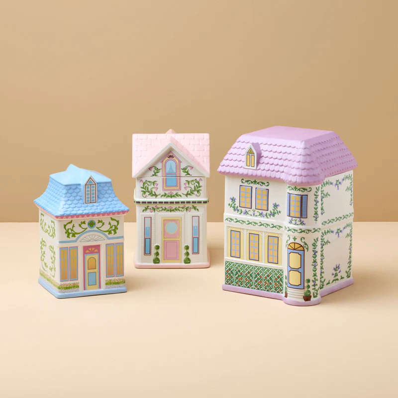 Lenox Spice Village House Canisters, Set of 3 | Lenox