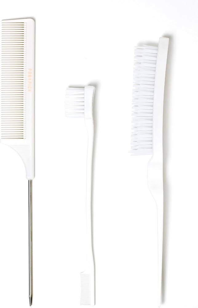 Pro Glow Smooth Collection, 3-Piece Hair Styling Set for Slick Buns, Edges & Flyaways | Includes ... | Amazon (US)