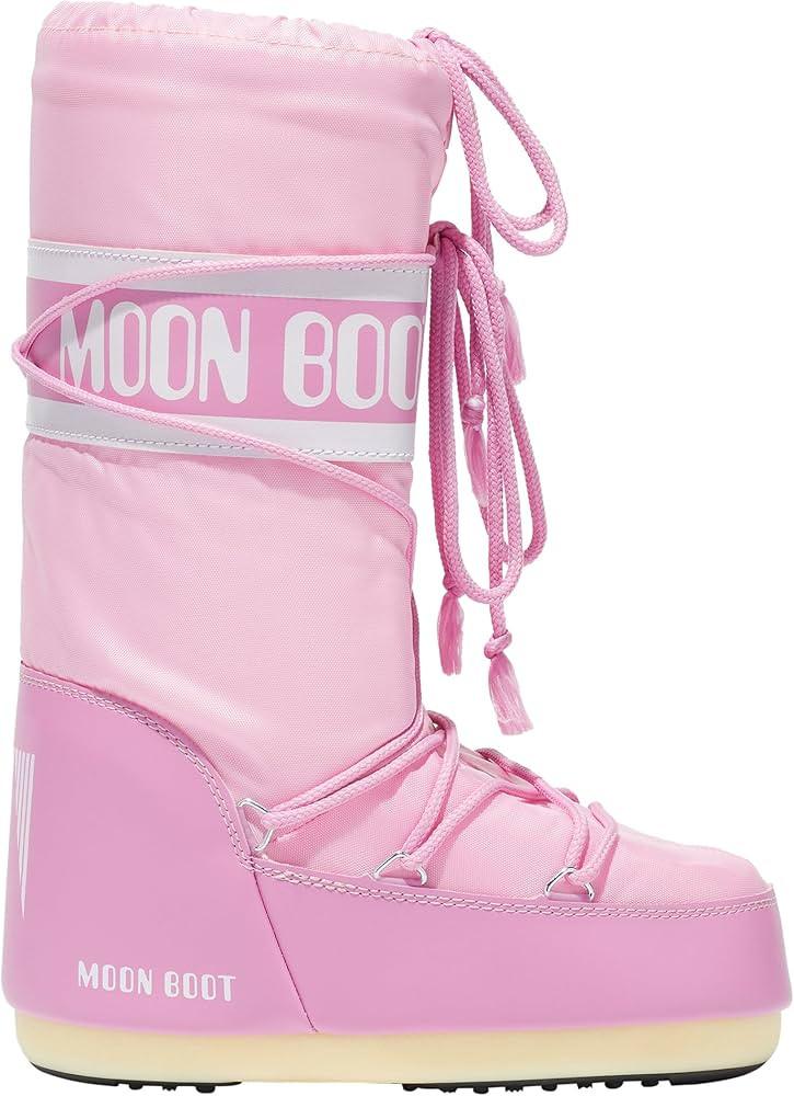 Amazon.com: Moon Boot, Icon Nylon Unisex Boots, 39/41, Pink : Luxury Stores | Amazon (US)