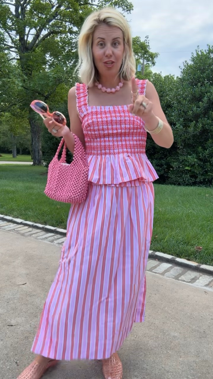 The detail of this outfit is next level and the price is insane!! This is an add to cart! ￼
Top - small
Skirt - xs 
Jelly - 8 tts 

*code Catherine20 at Allie + Bess

#LTKdayinmylife #LTKmomlife #LTKSeasonal