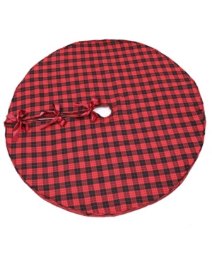 Manor Luxe Holiday Plaid Tree Skirt 56" Round | Macys (US)