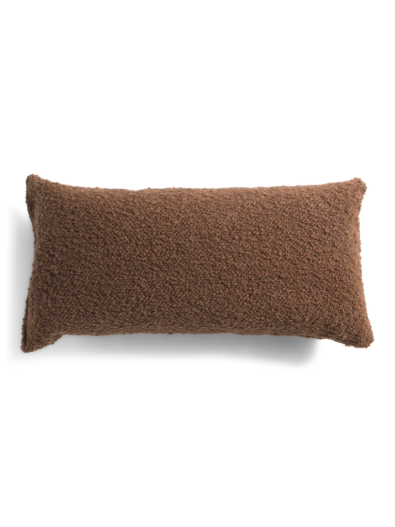 12x25 Linen Blend Faux Angora Boucle Lumbar Luxe Pillow | TJ Maxx