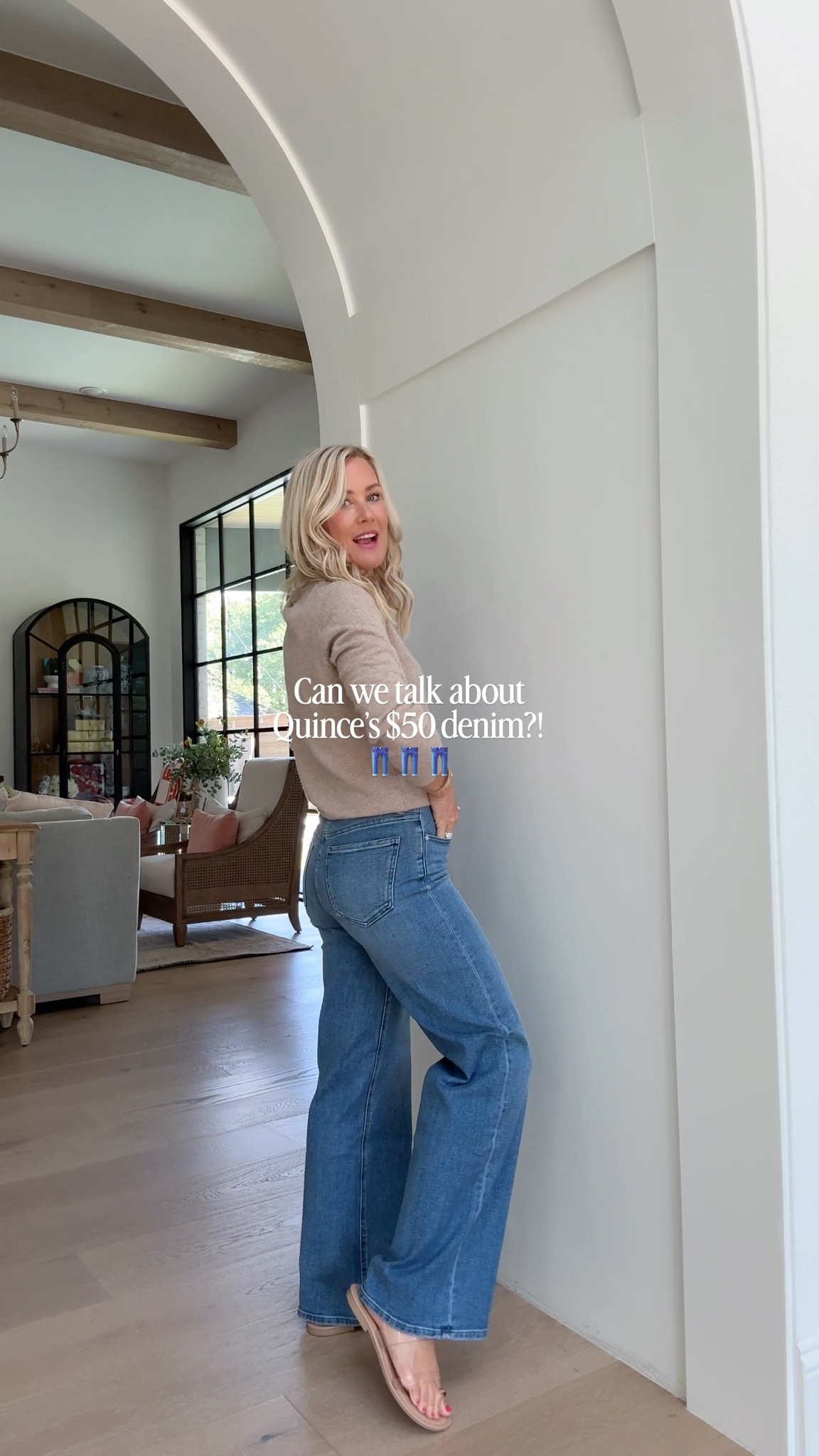 Size: 26 | 30 inseam Quince has the highest-quality denim at the lowest price… literally $50! I’m obsessed with their jeans, perfect as we head into fall weather. 

#LTKSeasonal #LTKFindsUnder100 #LTKStyleTip