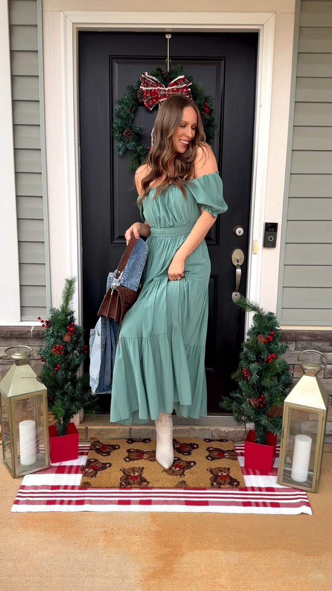 Spring outfit idea 😌

Maxi dress , green dress , spring fashion, Amazon dresses, western outfit, denim jacket 

#LTKootd #LTKFindsUnder50 #LTKWedding