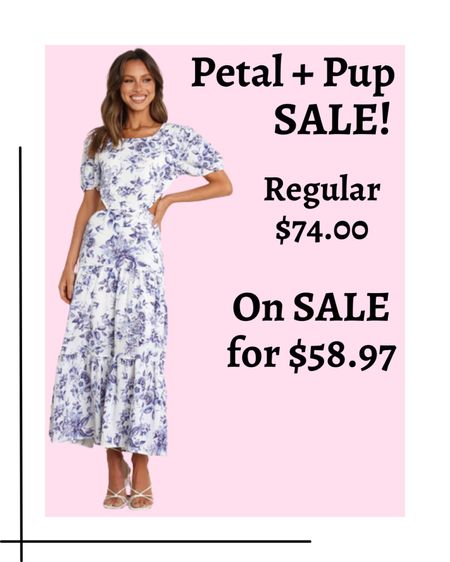 If you’re excited for spring then check out this dress on sale at Petal and Pup!

Spring fashion, spring Outfit, spring outfits, dress, summer dress, vacation dress, vacation outfit

#LTKsalealert #LTKstyletip #LTKtravel