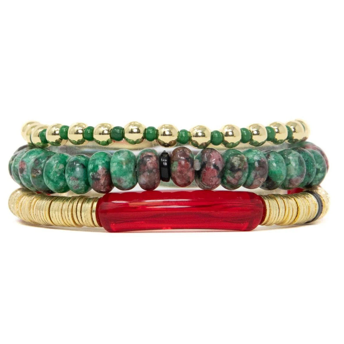 Enchanted Evergreens Bracelet Stack | Allie + Bess