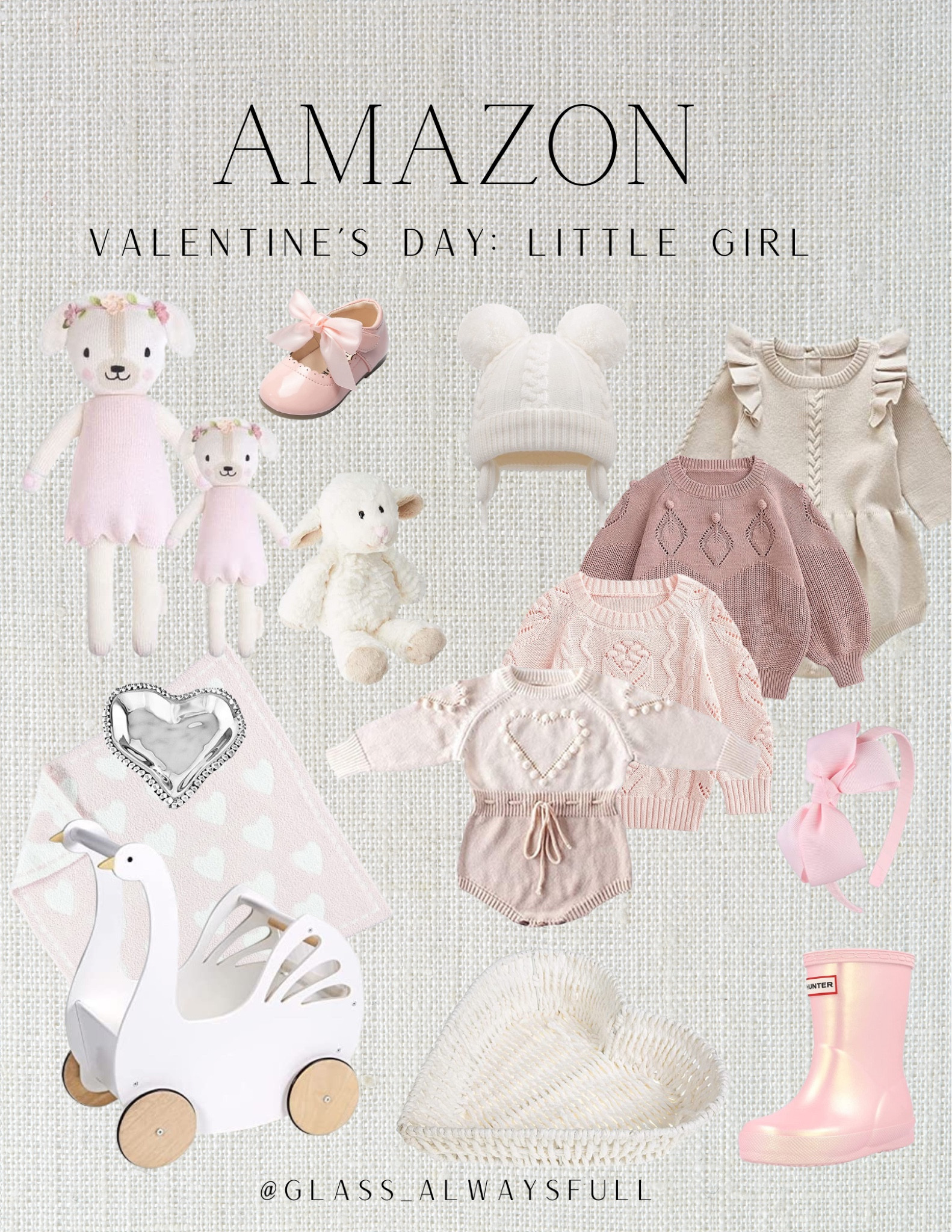 Amazon Valentine’s Day gifts, little girl valentines gifts, baby girl Valentine’s Day gifts, baby girl gifts, baby girl clothes, baby girl sweaters, baby girl shoes, toddler girl shoes, baby girl gift guide, Valentine’s Day gift guide. Callie Glass @glass_alwaysfull 

#LTKGiftGuide #LTKkids #LTKbaby