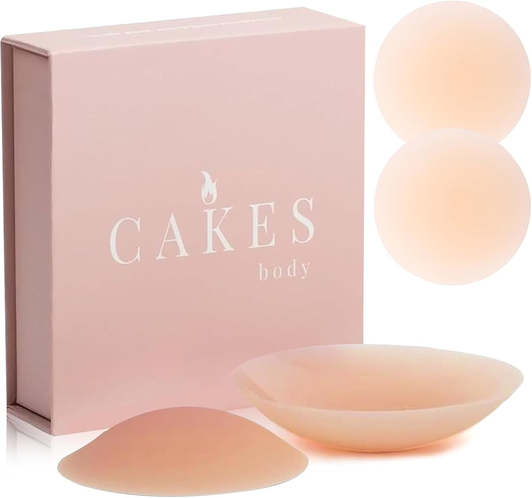 Cakes Grippy Seamless Covers, Nipple Covers Full Coverage,Sticky Adhesive Silicone Nipple Pastie | Amazon (US)