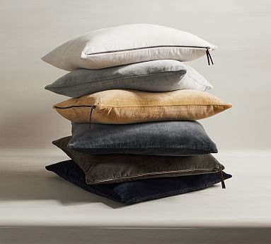 Everywhere Velvet Pillow Cover | Pottery Barn (US)