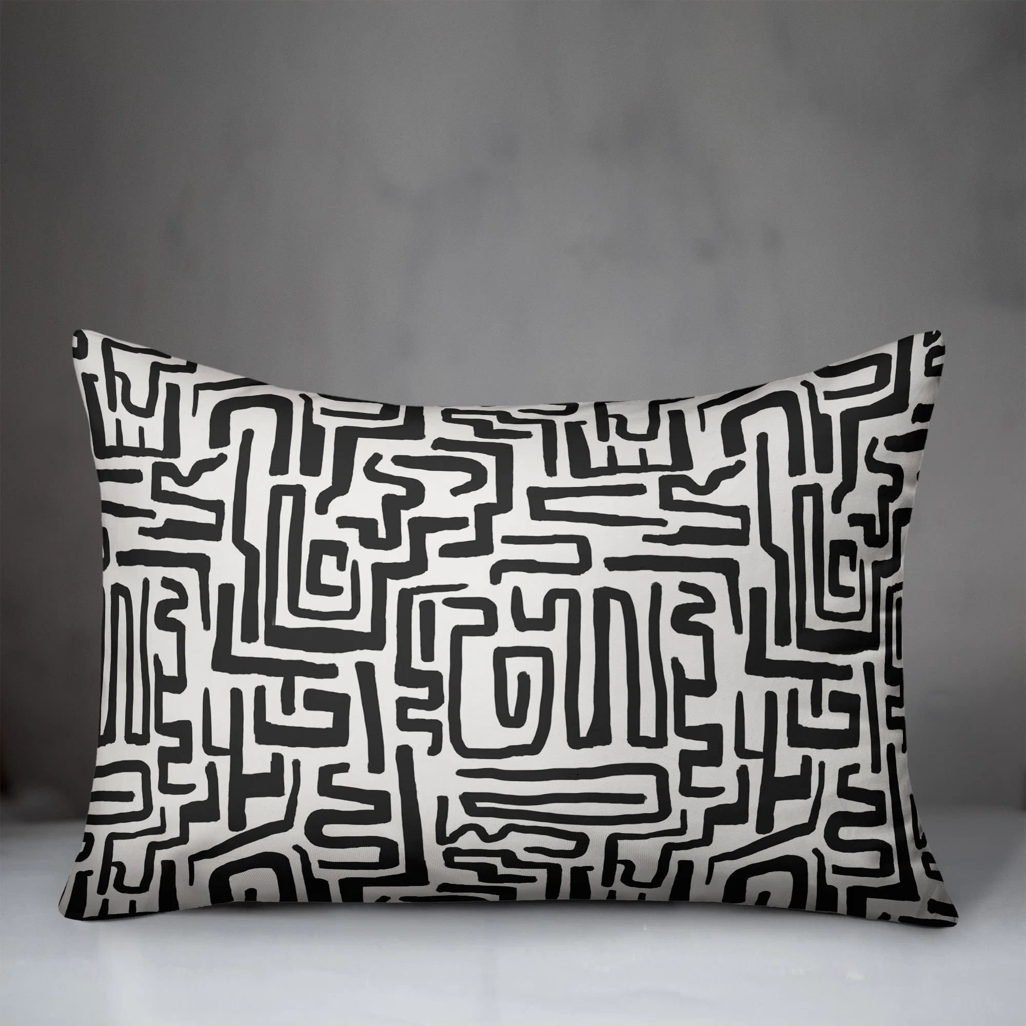 Abstract Spun Polyester Throw Pillow | Wayfair North America