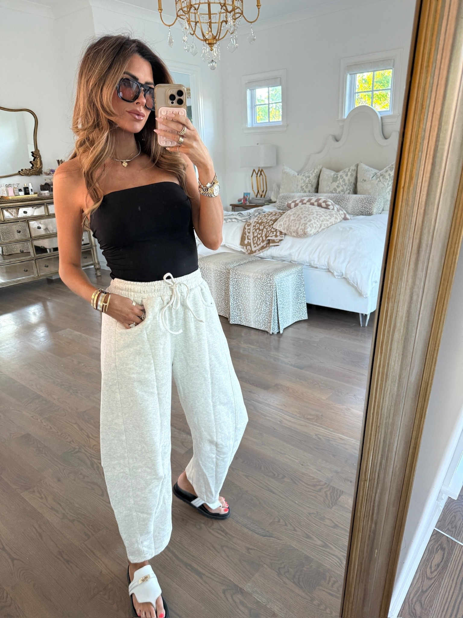 Wearing a size small in top and pants. 

Womens fashion, Amazon fashion, designer look alike, designer inspired, loungewear, casual outfit, Emily Ann Gemma 

#LTKootd #LTKmomlife #LTKTravel