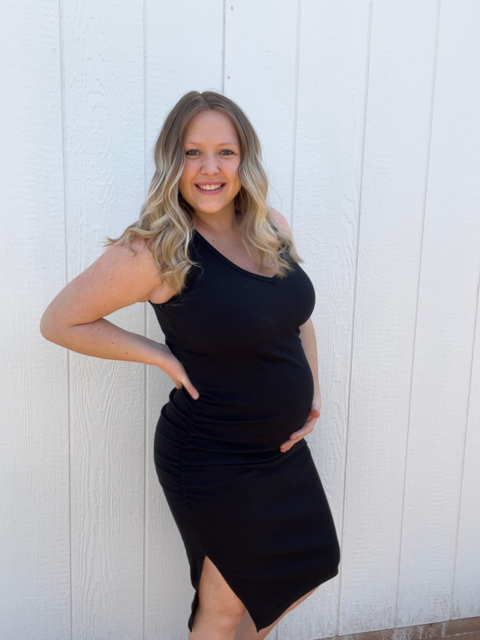 Baby bump friendly dress #25weeks 

#LTKbeauty #LTKfamily #LTKbump