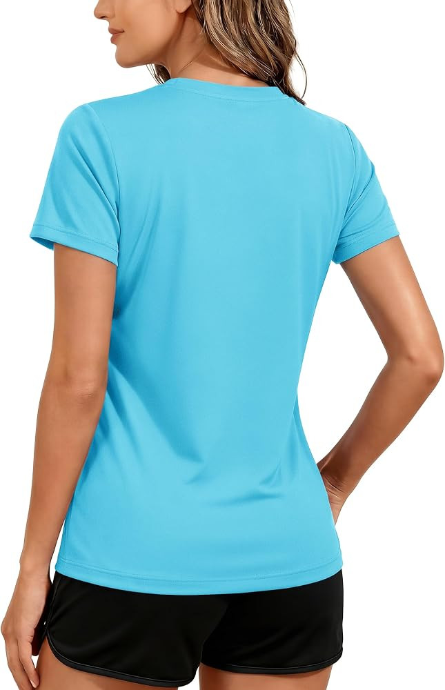 TACVASEN Women's Short Sleeve Workout Shirts UPF 50+ Sun Protection Quick Dry Athletic Tops for R... | Amazon (US)
