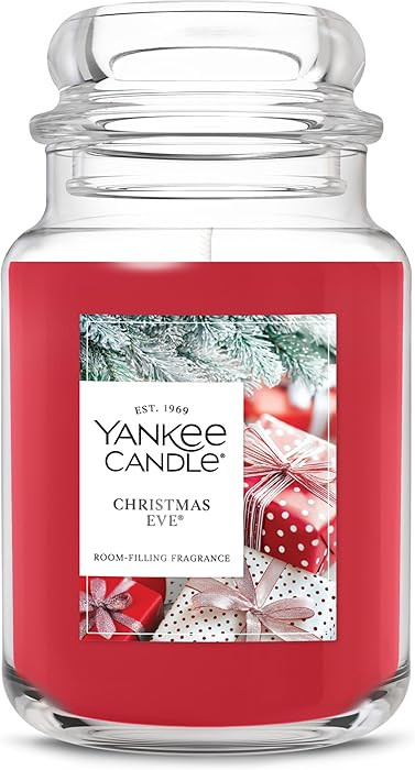 Yankee Candle Christmas Eve, Christmas Scented Candle, 22oz Large Jar with up to 150 Hour Burn Ti... | Amazon (US)
