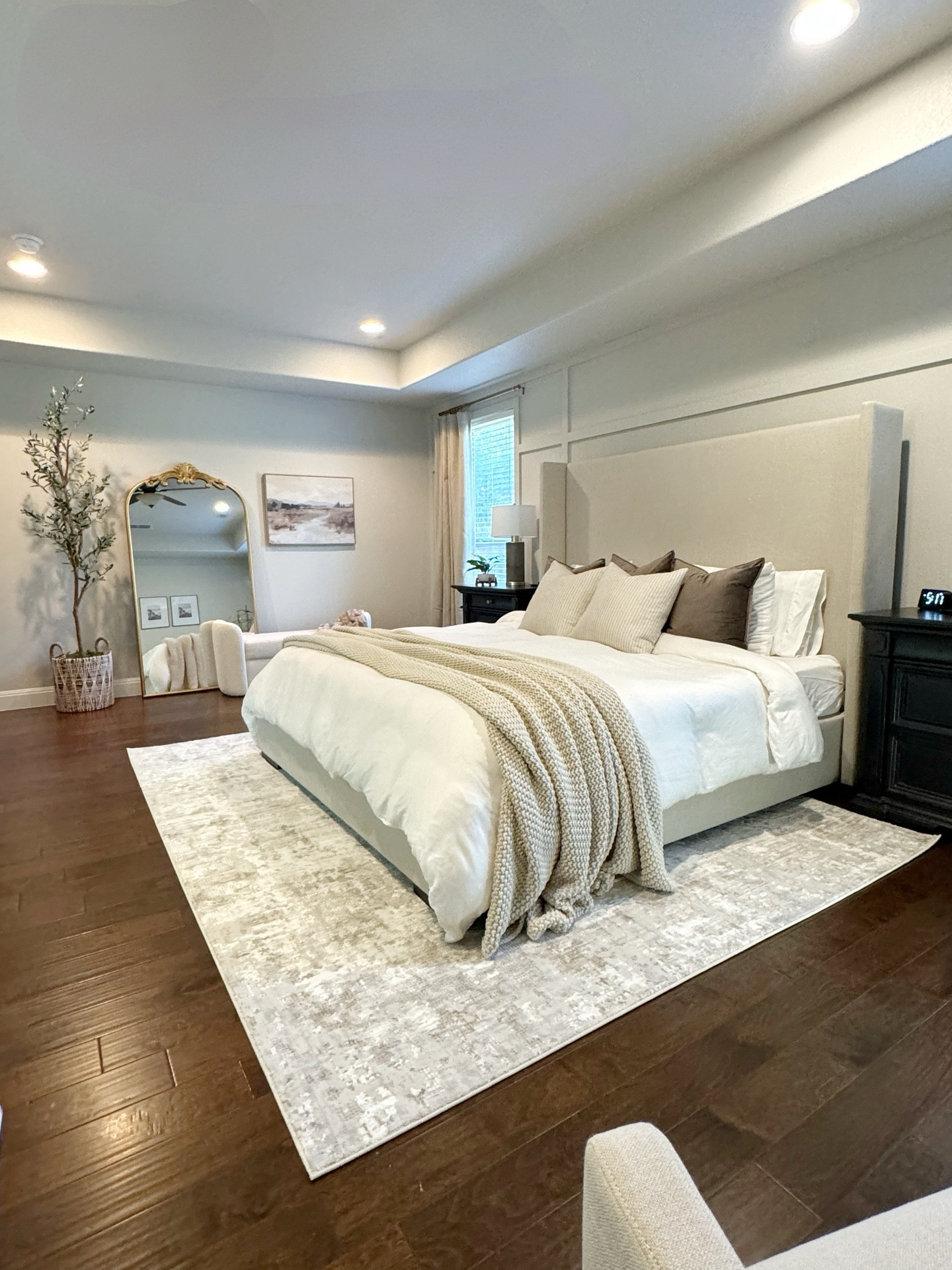 Primary bedroom refresh complete!  I love my clients - she wanted a cozy cream and white retreat! Loved the way this one turned out.  #primarybedroom #masterbedroom #bedroom 

#LTKhome