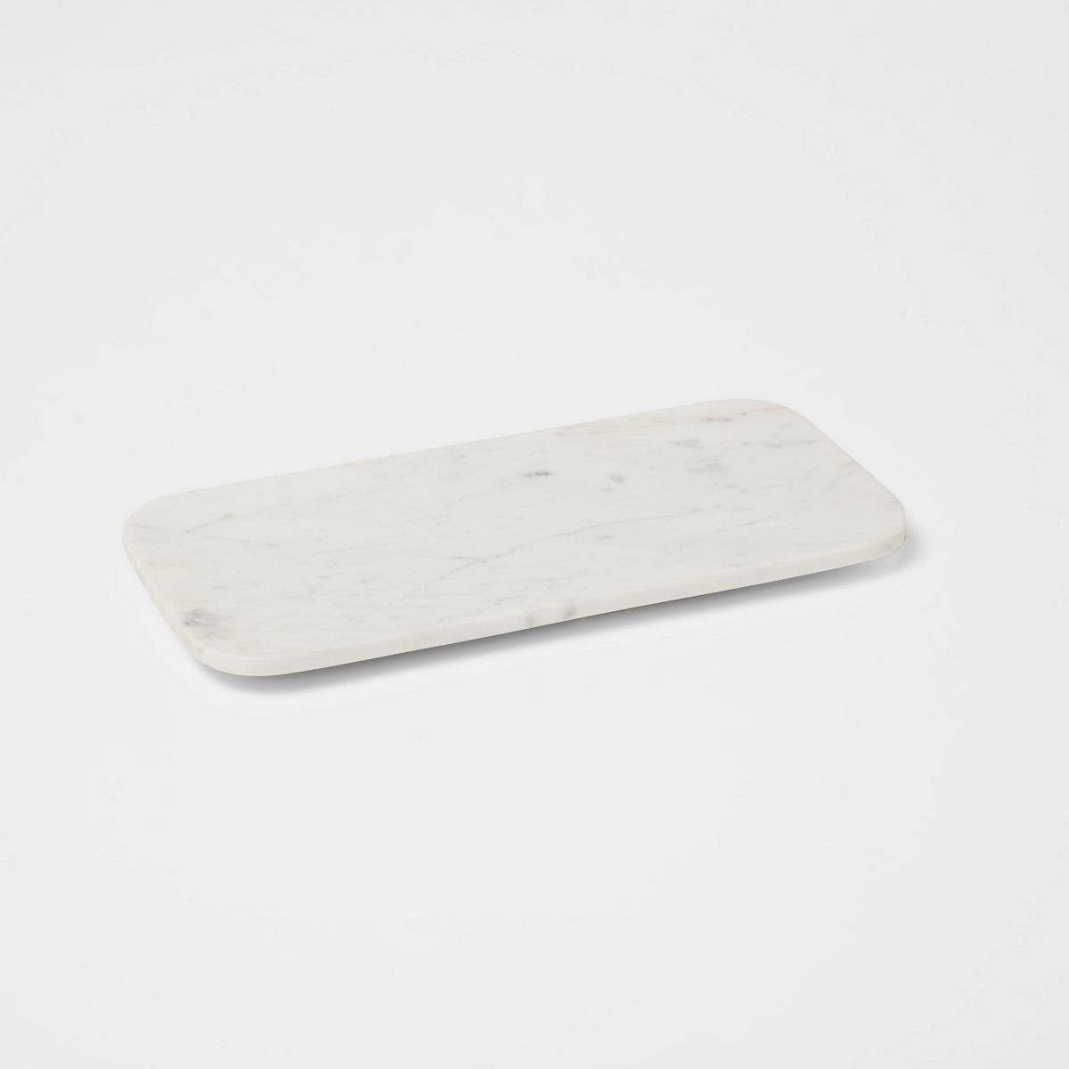 14" x 7" Marble Serving Platter White - Threshold™ | Target