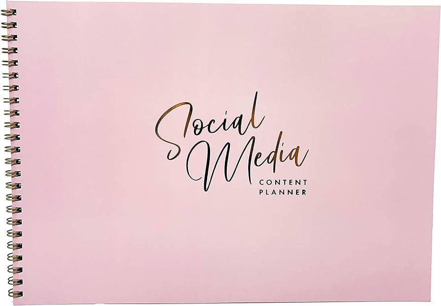 Social Media Planner - Undated A4 Weekly Planner for Work Schedule - Social Media Insights - For ... | Amazon (US)