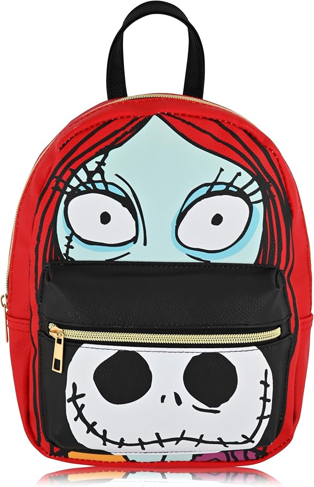 Disney Nightmare Before Christmas Backpack for Men, Women, Unisex | Cute PU Leather 10" Jack Skel... | Amazon (US)