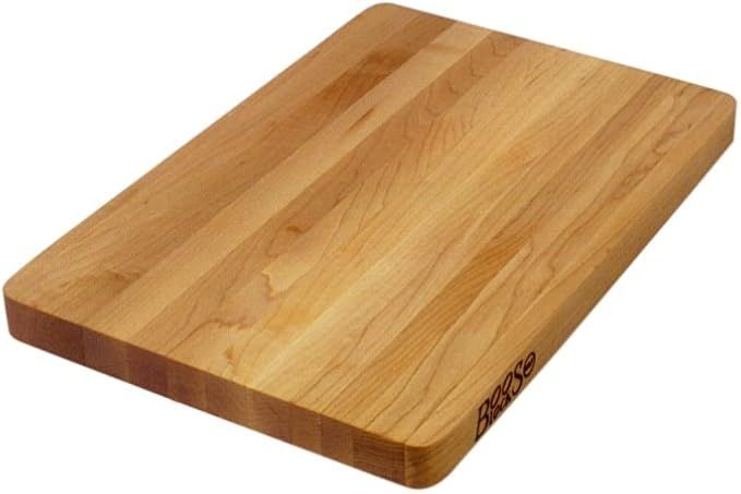 John Boos Block 212 Chop-N-Slice Maple Wood Edge Grain Reversible Cutting Board, 16 Inches x 10 I... | Amazon (US)