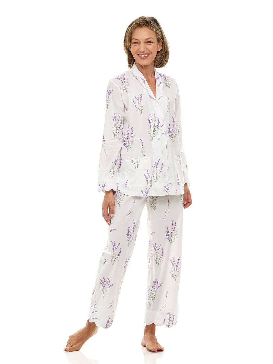 Lavender Print Pajamas | Heidi Carey