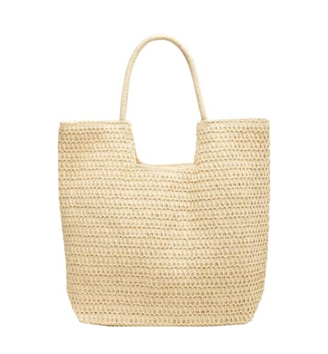 Shoulder Bags for Women Beach Chic Tote Bag Leisure Vacation Hobo Bag with Zipper Closure | Amazon (US)