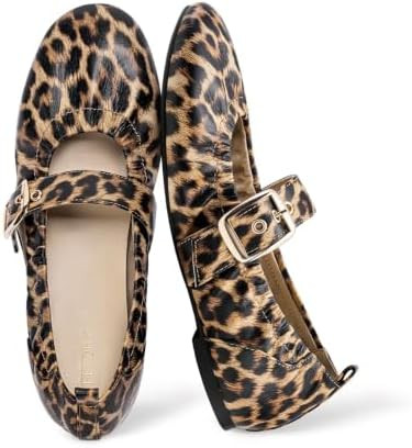 FITORY Mary Jane Shoes Ballet Flats for Women Dressy Casual Business | Amazon (US)