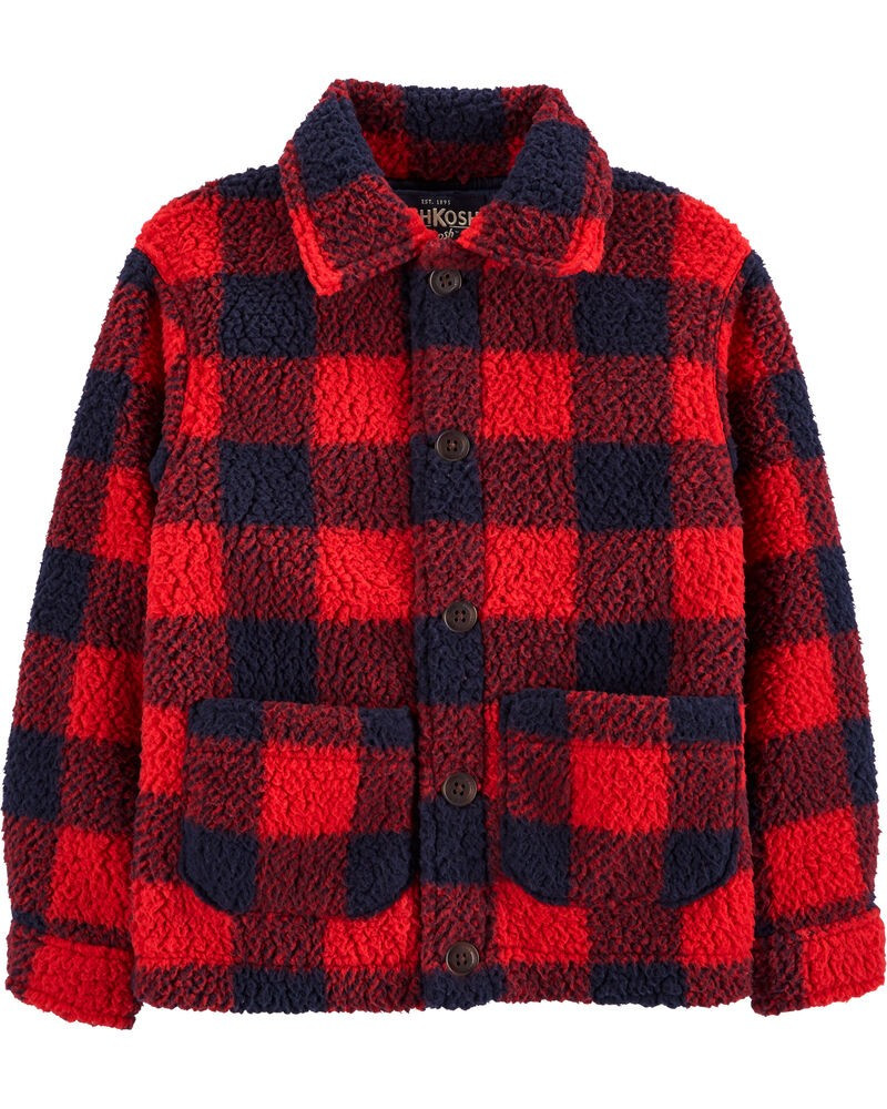Buffalo Check Sherpa Jacket | Carter's
