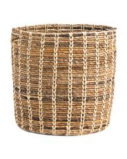 Large Banana Raffia Round Basket | Marshalls